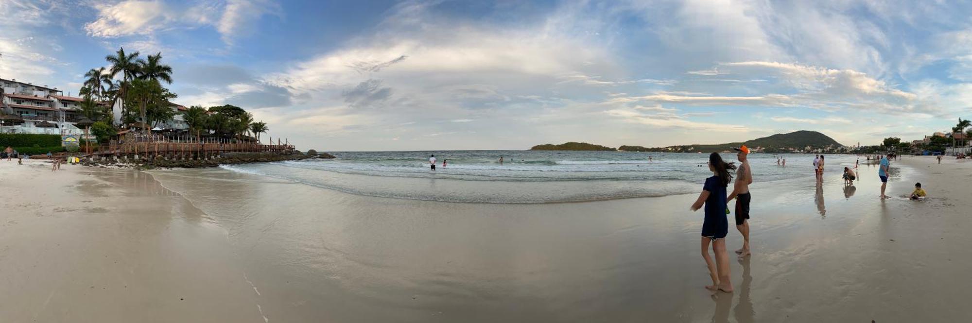 Apto Vista Mar -250Mts Da Praia بومبينهاس المظهر الخارجي الصورة